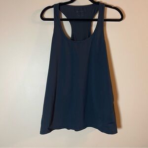 Fabletics Navy Tank Top with Breathable Fabric XXL